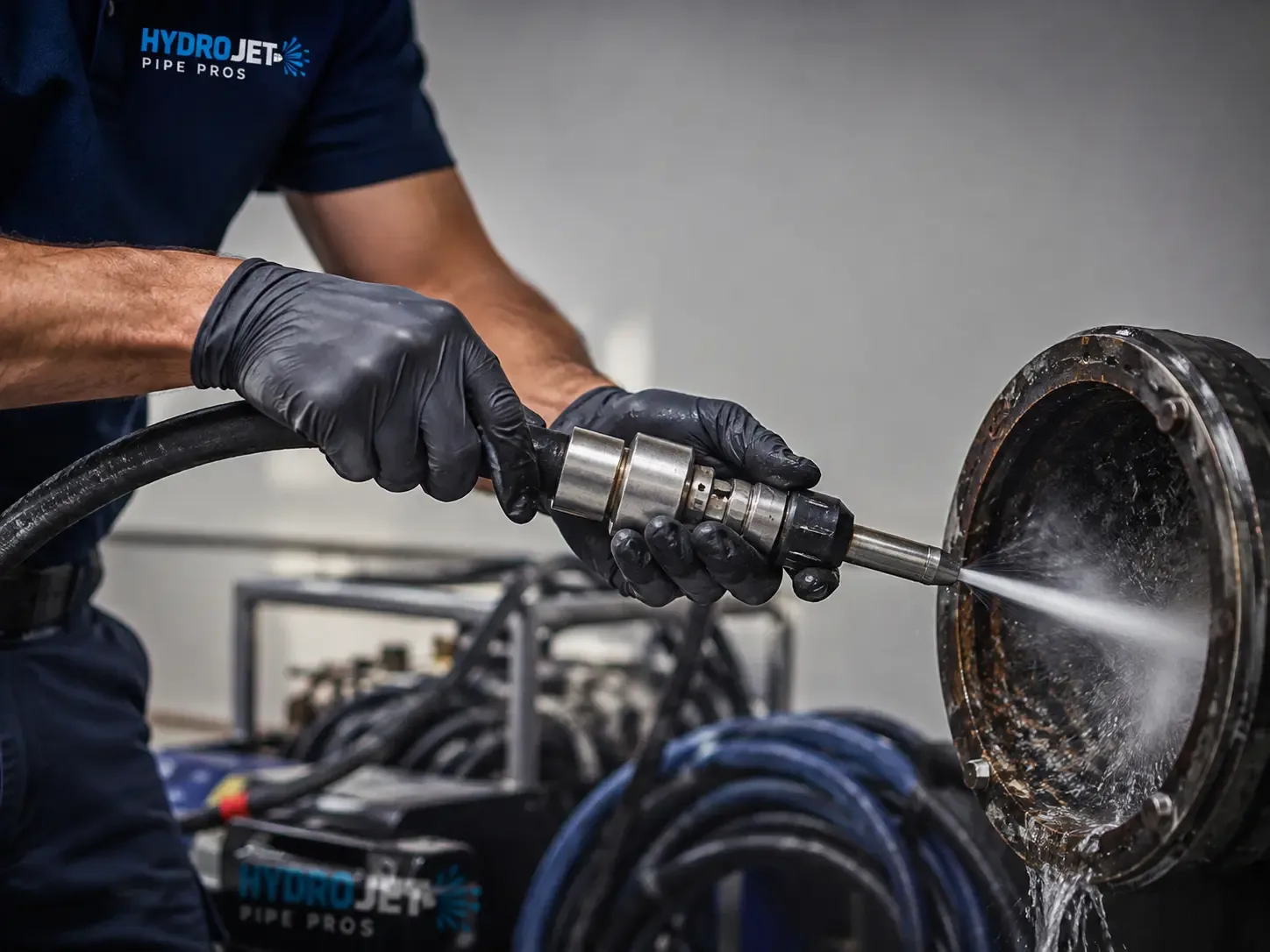 Hydro Jet Pipe Descaling in Derma, MS